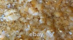 Huge Citrine Cluster with Calcite Statement Piece Original Price $830 7.5 + kg