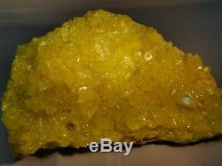 Huge Piece Yellow Sulphur From Madagascar Mineral Gem