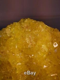 Huge Piece Yellow Sulphur From Madagascar Mineral Gem