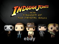 Indiana Jones KINGDOM OF THE CRYSTAL SKULL Collection FUNKO FIGURE Pop Vinyl SET