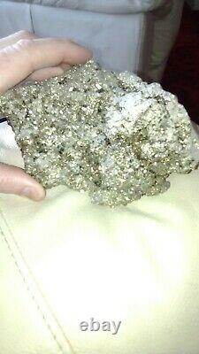 Iron pyrite fools gold heavyA massive beautifully presented piece