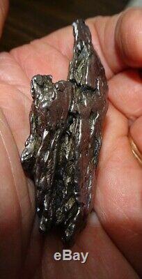 LARGE 120 GM CAMPO DEL CIELO METEORITE CRYSTAL! GREAT PIECE LARGE SIZE With STAND