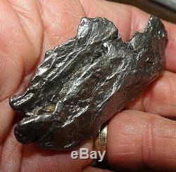 LARGE 120 GM CAMPO DEL CIELO METEORITE CRYSTAL! GREAT PIECE LARGE SIZE With STAND