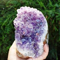 LARGE REIKI ENERGY NATURAL AMETHYST RAW PIECE CALMING CRYSTAL STONE GIFT 1687g