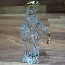 LOT GORHAM Crystal Gold Christmas NATIVITY SCENE 6 PIECE SET w Orig Boxes NICE