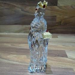 LOT GORHAM Crystal Gold Christmas NATIVITY SCENE 6 PIECE SET w Orig Boxes NICE