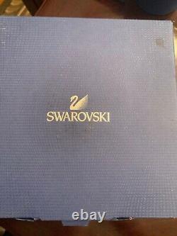 LOVE SWANS 2 PIECE SWAN SET 2013 SWAROVSKI #1143414 Retired BNIB