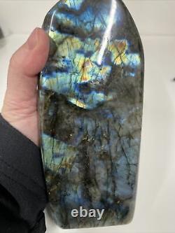 Labradorite Standing Piece Lovely Flash Mined Madagascar 1.276kg (19)