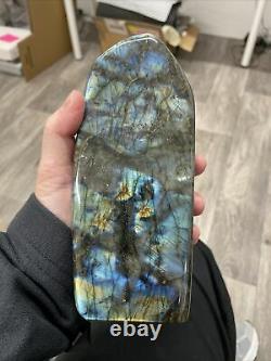 Labradorite Standing Piece Lovely Flash Mined Madagascar 1.276kg (19)