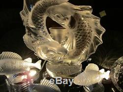 Lalique Crystal 48-Piece Collection Plus Shop Sign Pick up only