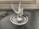 Lalique Dove/sparrowithlion Collection Crystal Frosted Pieces France Signed