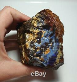 Lapidary Hobby 634 Gram Natural Eromanga Boulder Opal Rough Specimen Piece