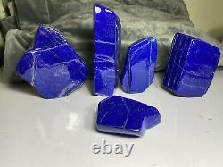 Lapis Lazuli Grade AAA Quality Free Forms tumbled Wholesale 4.6KG 05 Pieces lot