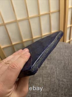 Lapis Piece Of Stone Blue Slab Polished Smooth Rock 1Lb4oz Geology 6x4.5