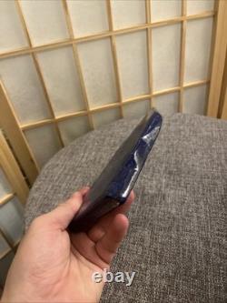 Lapis Piece Of Stone Blue Slab Polished Smooth Rock 1Lb4oz Geology 6x4.5