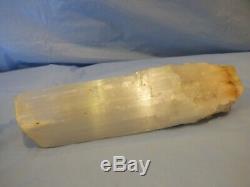 Large 23.5cm White Translucent Selenite Tower Gemstone 1.8kg Stone Piece Harmony