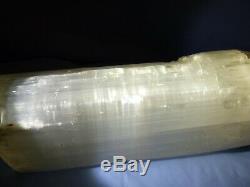 Large 23.5cm White Translucent Selenite Tower Gemstone 1.8kg Stone Piece Harmony