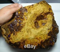 Large 5.3 Kilogram Piece of Boulder Opal Rough Lapidary, Specimen, Collectible