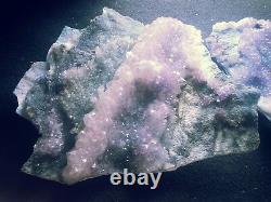Large Amethyst Flower Crystal Display Specimen Friendship Crystal 2 Pieces
