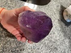 Large Amethyst Rough Points 2pc 2.5KG High Quality From Brazil