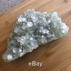 Large Green Apophyllite Mineral / Crystal Piece From India