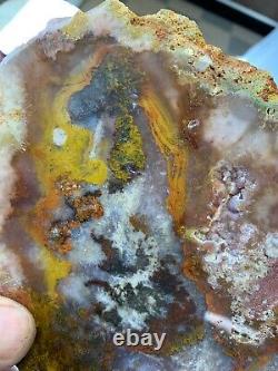 Large Mexican Agate Polished Display Piece