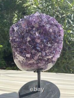 Large Natural Amethyst Crystal Cluster Statement Piece