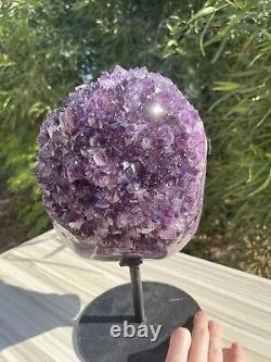 Large Natural Amethyst Crystal Cluster Statement Piece