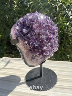 Large Natural Amethyst Crystal Cluster Statement Piece