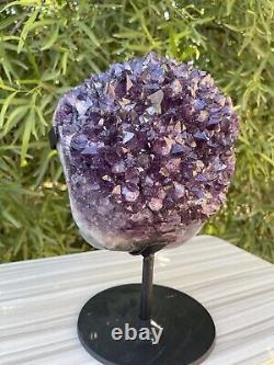 Large Natural Amethyst Crystal Cluster Statement Piece