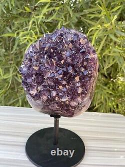 Large Natural Amethyst Crystal Cluster Statement Piece