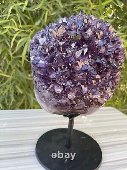 Large Natural Amethyst Crystal Cluster Statement Piece