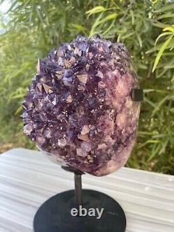 Large Natural Amethyst Crystal Cluster Statement Piece