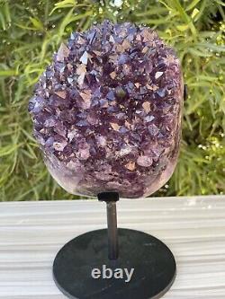 Large Natural Amethyst Crystal Cluster Statement Piece