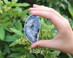 Large Oco Agate Geodes, Natural Crystal Druzy Halves Choose How Many Pieces