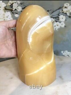 Large Orange Calcite Display Piece