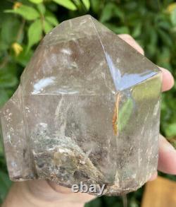 Large Piece Of Lodalite Garden Scenic Quartz Crystal Gemstone Freeform With Base