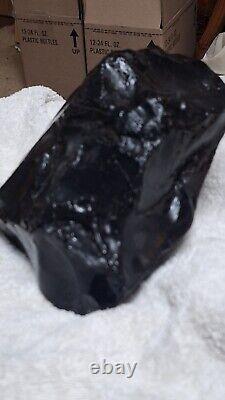 Large Piece Of Obsidian 12 Lbs