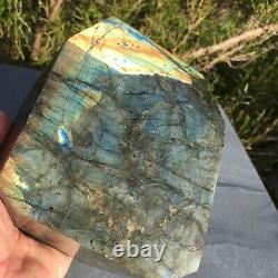 Large Polished Labradorite Crystal Free Form Display Piece Madagascar 2.40 Kg