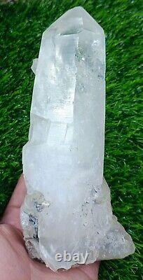 Large Quartz Crystal Point A Collection Piece #850 grams From Skardu Pakistan