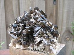 Large Raw Smokey Quartz Crystal Cluster 2.4KG Rough Collector Piece Omni New Age