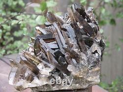 Large Raw Smokey Quartz Crystal Cluster 2.4KG Rough Collector Piece Omni New Age