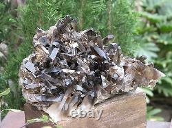 Large Raw Smokey Quartz Crystal Cluster 2.4KG Rough Collector Piece Omni New Age