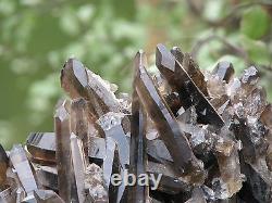 Large Raw Smokey Quartz Crystal Cluster 2.4KG Rough Collector Piece Omni New Age