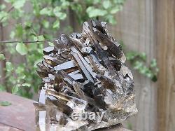 Large Raw Smokey Quartz Crystal Cluster 2.4KG Rough Collector Piece Omni New Age