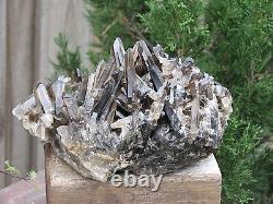 Large Raw Smokey Quartz Crystal Cluster 2.4KG Rough Collector Piece Omni New Age