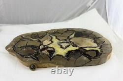Large Septarian Crystal Plate Slice Table Centre Piece Home Decor 15