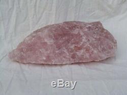 Large natural piece of Rose Quartz, 11.3kg