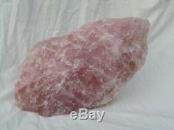 Large natural piece of Rose Quartz, 11.3kg