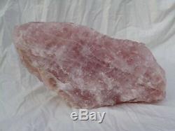 Large natural piece of Rose Quartz, 11.3kg